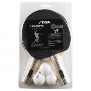 Pingpongový stůl  STIGA SET SWAY - 2 pálky a 3 míčky